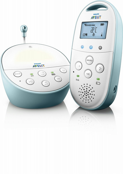 Philips AVENT Audio Monitors SCD560/10 DECT babyphone Turquoise,White babyphone