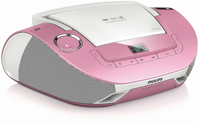 Philips AZ1837P/78 2W Pink CD radio