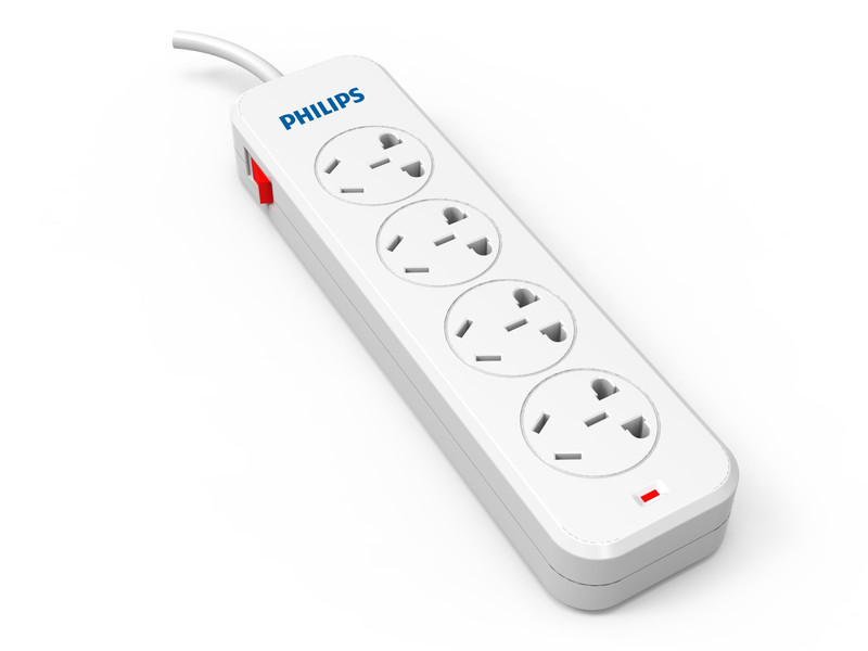 Philips SPS3430D/93 Indoor 4AC outlet(s) 3m White power extension