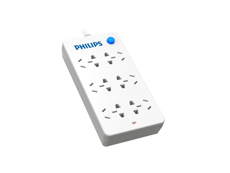 Philips SPS6020B/93 Indoor 6AC outlet(s) 1.8m White power extension