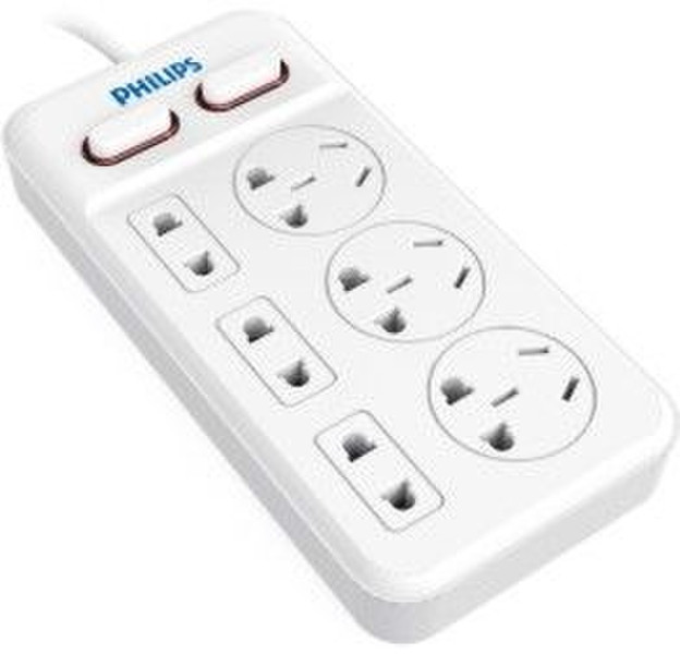 Philips SPS6630B/93 Indoor 6AC outlet(s) 3m White power extension
