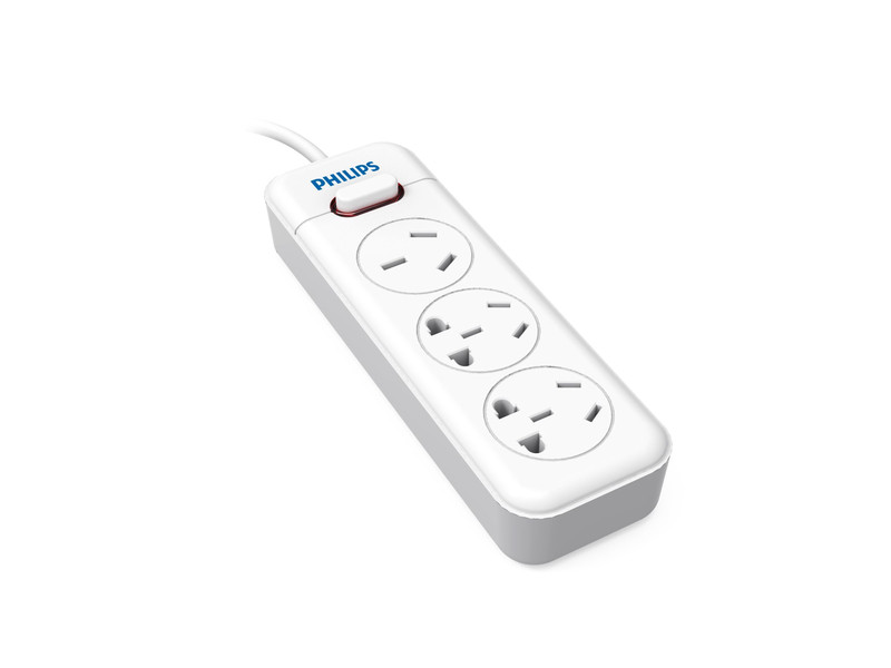 Philips SPS1513Z/93 Indoor 3AC outlet(s) 3m White power extension