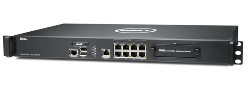 DELL SonicWALL NSA 2600 1U 1900Mbit/s Firewall (Hardware)