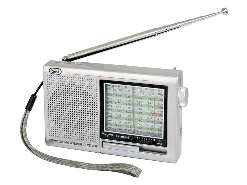 Trevi MB 729 Tragbar Analog Silber Radio