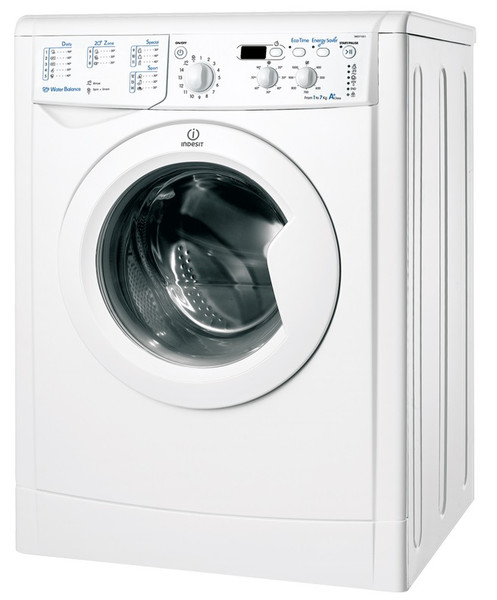 Indesit IWD 71051 C ECO Отдельностоящий Фронтальная загрузка 1000об/мин A+ Белый стиральная машина
