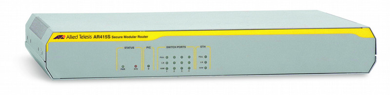 Allied Telesis AT-AR415S Подключение Ethernet Белый проводной маршрутизатор