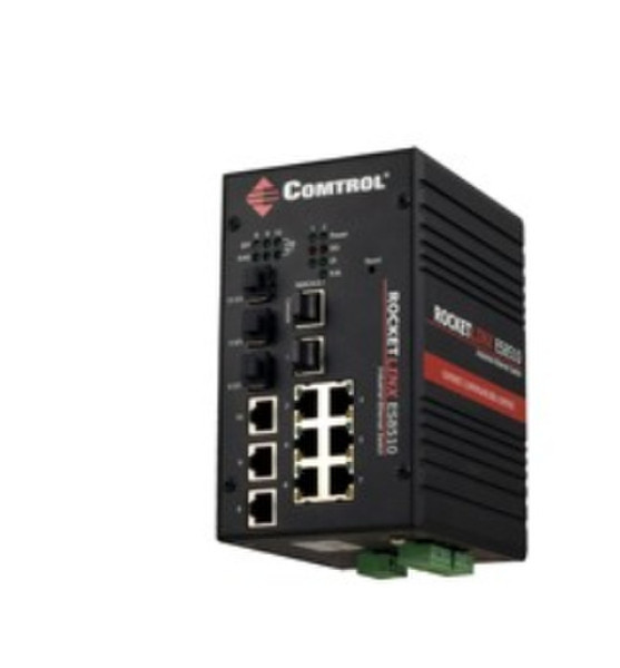 Comtrol RocketLinx ES8510-XT Managed L2 Fast Ethernet (10/100) Black