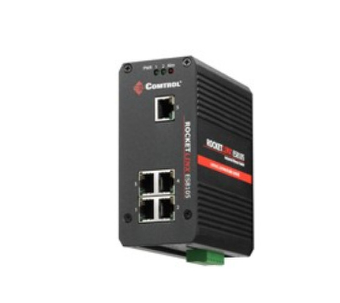 Comtrol RocketLinx ES8105-GigE ungemanaged Gigabit Ethernet (10/100/1000) Schwarz