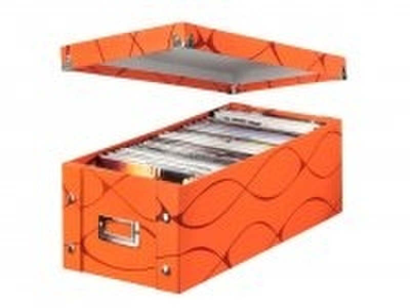 Leitz Snap'n'Store Vivanto Scatola per archivio DVD 26discs Orange