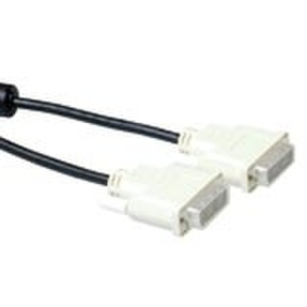 Advanced Cable Technology DVI-D Single Link Connection Cable, M - M, Black 3.0m 3m DVI-D DVI-D Schwarz DVI-Kabel