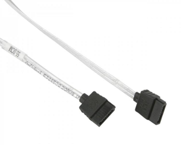 Supermicro CBL-0484L 0.55м SATA SATA Черный, Белый кабель SATA
