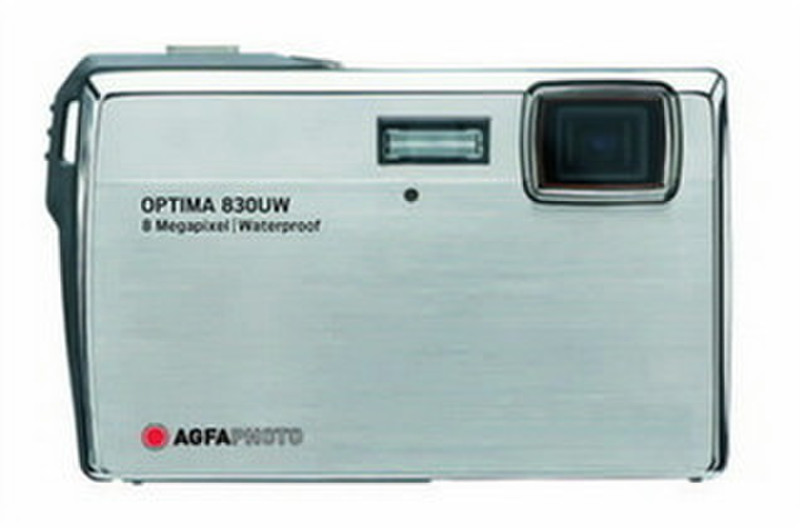 AgfaPhoto OPTIMA 830UW Kompaktkamera 8MP CCD 3264 x 2448Pixel Silber