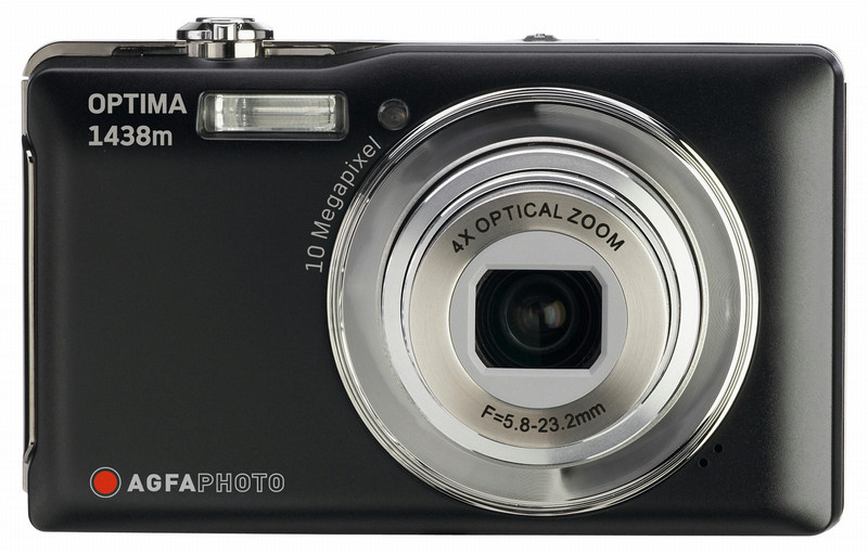 AgfaPhoto OPTIMA 1438m Kompaktkamera 10MP CCD 3648 x 2736Pixel Schwarz