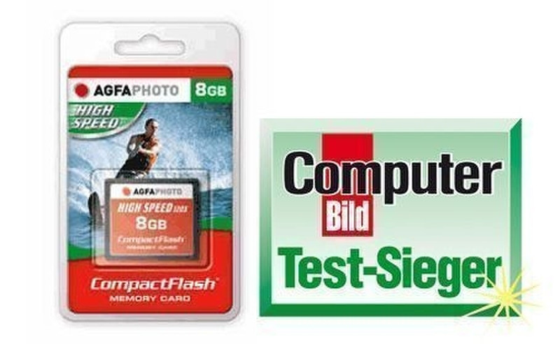 AgfaPhoto 8GB Compact Flash 8ГБ CompactFlash карта памяти