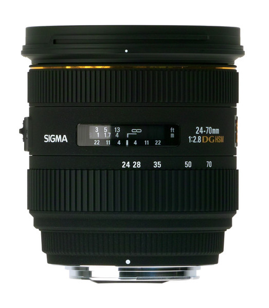 Sigma 24-70mm F2.8 EX DG HSM for Pentax SLR Standard zoom lens Черный