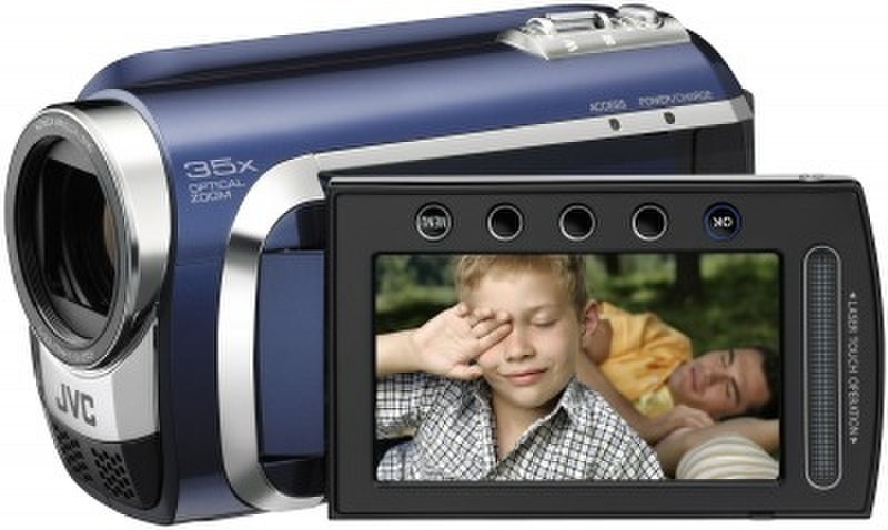 JVC GZ-MG630AEU 0.8MP CCD Blue hand-held camcorder