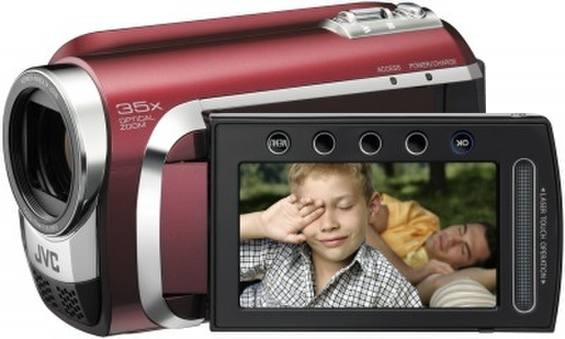 JVC GZ-MG630REU 0.8MP CCD Red hand-held camcorder