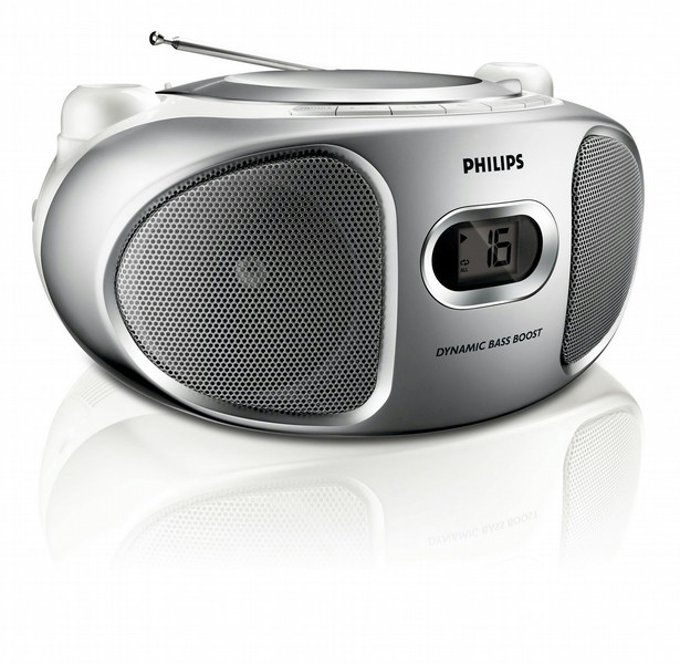 Philips AZ102S/12 Portable CD player Cеребряный CD-плеер