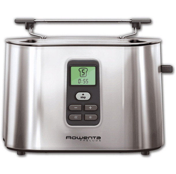 Rowenta Prelude LCD 2slice(s) 800W Stainless steel toaster
