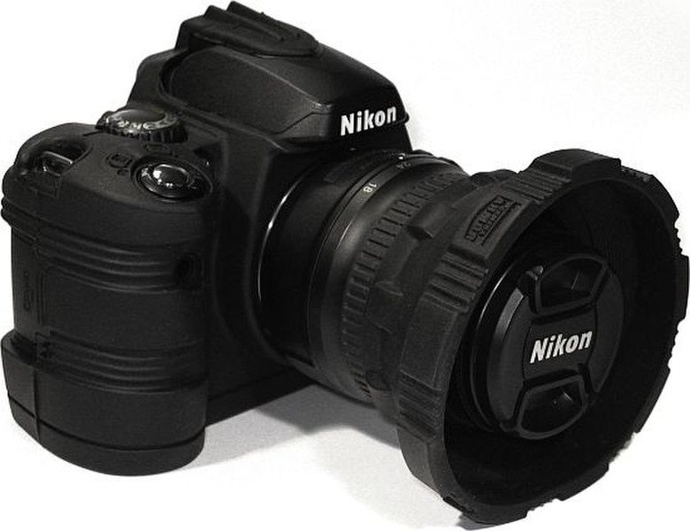 Camera Armor Case for Nikon SLR Black lens hood