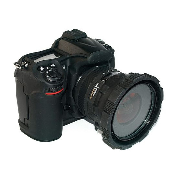 Camera Armor Cover Nikon D300 Schwarz Objektivdeckel