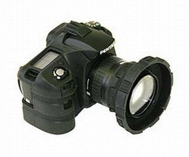 Camera Armor Cover for Pentax K10 / K20 Black lens hood