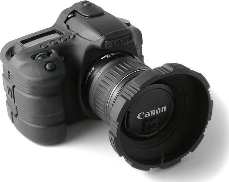 Camera Armor Cover for Canon EOS-30D Black lens hood