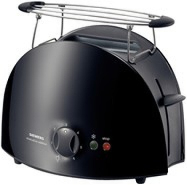 Siemens TT61103 2slice(s) 900W Black toaster