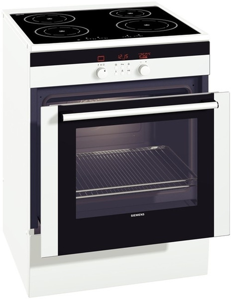 Siemens HL658240F Freestanding Induction White cooker