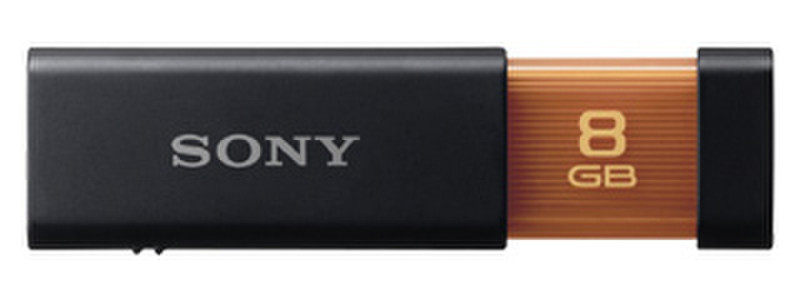 Sony USM8GL 8GB USB 2.0 Type-A Black USB flash drive