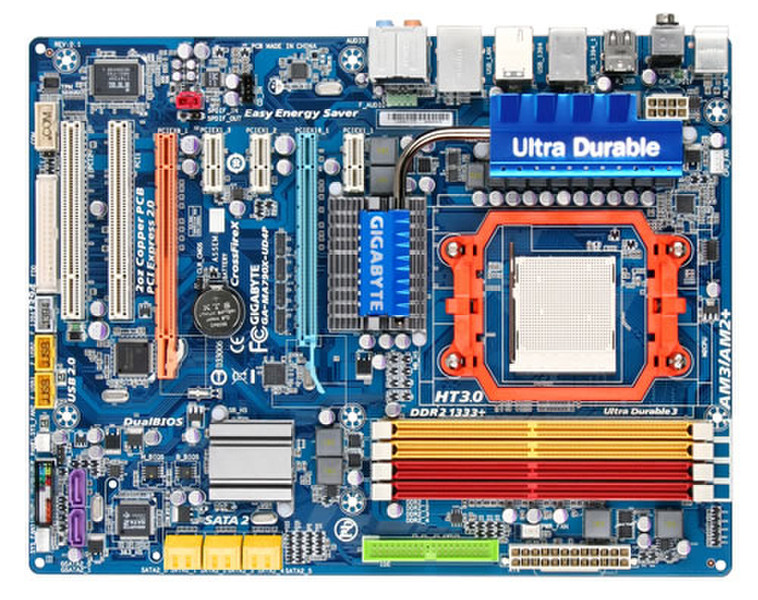 Gigabyte GA-MA790X-UD4P AMD 790X Socket AM2 ATX motherboard
