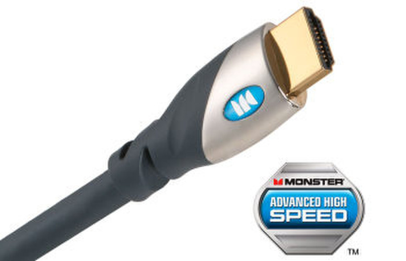 Monster Cable HDMI 850HD Advanced High Speed 1m HDMI HDMI Grey HDMI cable