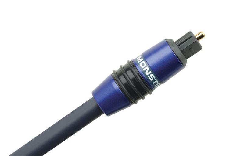 Monster Cable Interlink LightSpeed 200 Higher Performance Digital Fiber Optic Cable 1m Schwarz Audio-Kabel