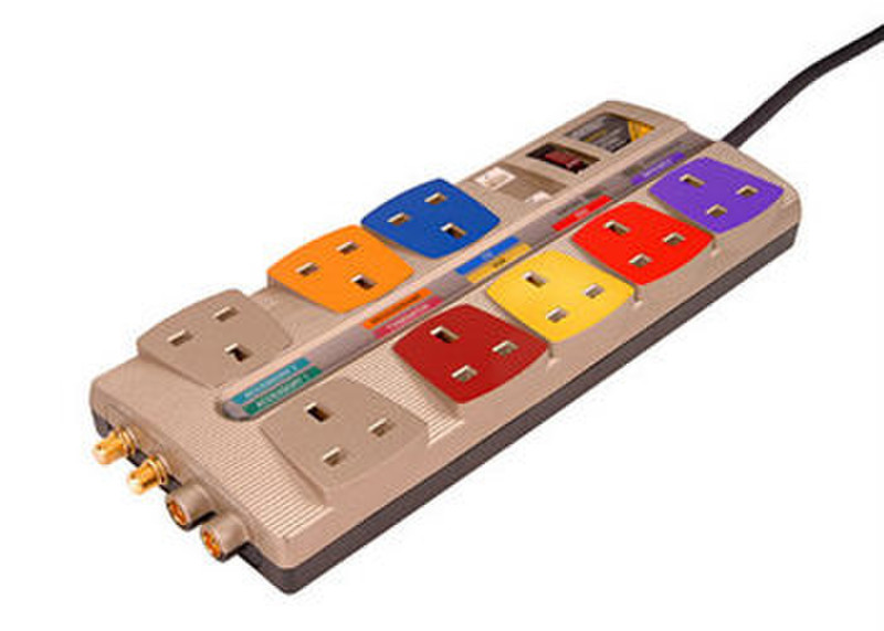 Monster Cable HTS 800 Разноцветный сетевой фильтр