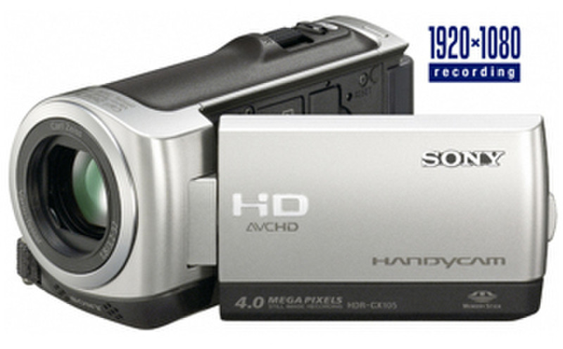 Sony HDR-CX105E 2.36MP CMOS Black,Silver hand-held camcorder