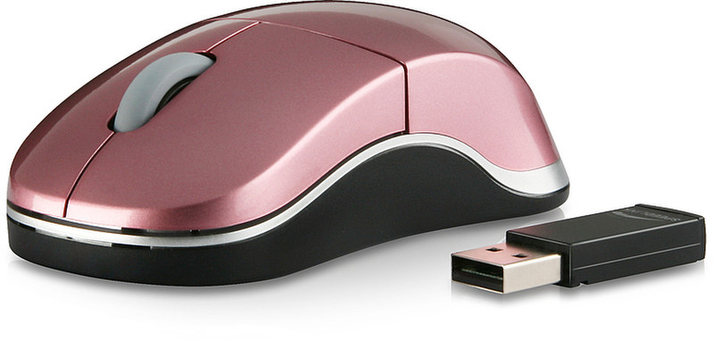 SPEEDLINK Snappy Smart Wireless USB Mouse RF Wireless Optisch 1000DPI Pink Maus