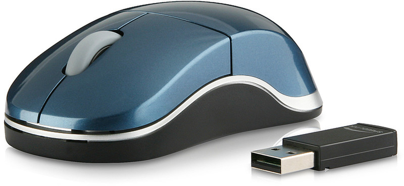 SPEEDLINK Snappy Smart Wireless USB Mouse Беспроводной RF Оптический 1000dpi Синий компьютерная мышь