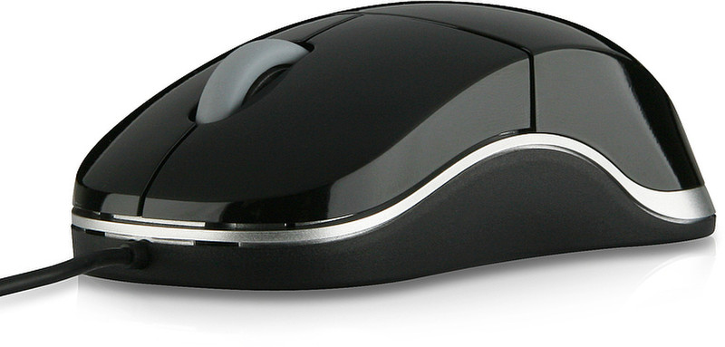 SPEEDLINK Snappy Smart Mobile USB Mouse USB Оптический 800dpi Черный компьютерная мышь