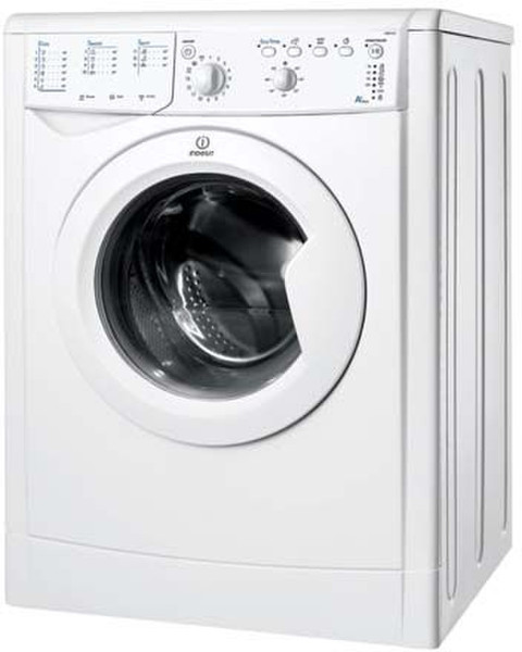 Indesit IWB6143 Отдельностоящий Фронтальная загрузка 6кг 1400об/мин A Белый стиральная машина