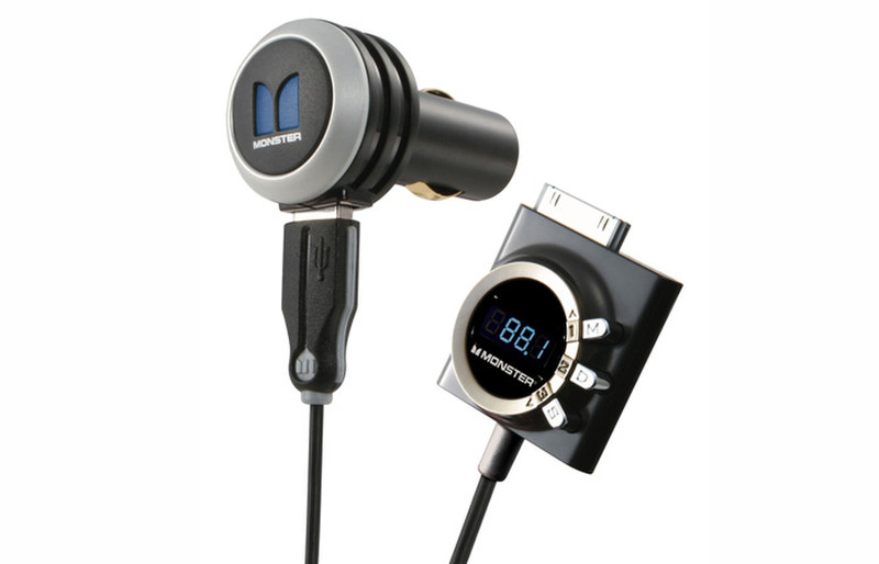 Monster Cable Monster iCarPlay Wireless 250 FM Transmitter with AutoScan