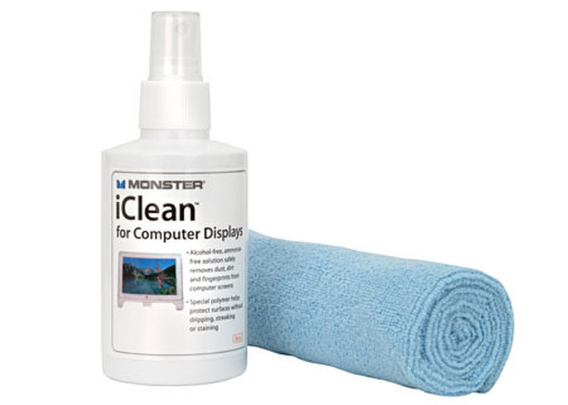 Monster Cable Monster iClean Screen Cleaner Equipment cleansing wet/dry cloths & liquid