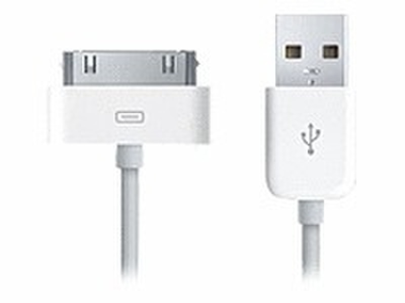 Belkin Basic iPhone/iPod Sync Charge Cable Белый дата-кабель мобильных телефонов