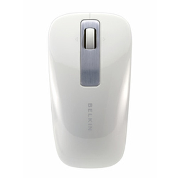 Belkin F5L031QQWHT Bluetooth Лазерный Белый компьютерная мышь