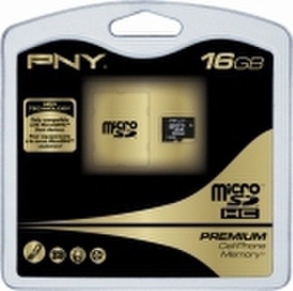 PNY MicroSDHC Premium 16GB 16GB MicroSD memory card