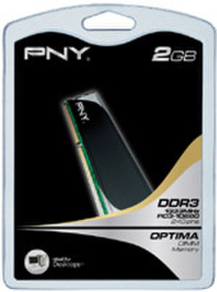 PNY Dimm DDR3 2GB DDR3 1333MHz memory module