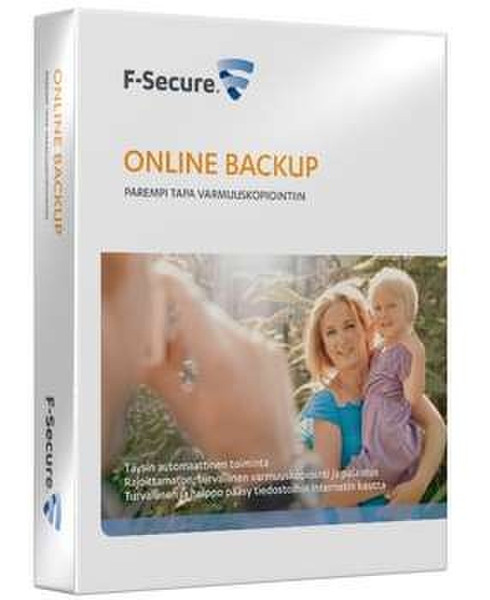 F-SECURE Online Backup 2009, Vollversion, Windows & MAC, 1user, 1Year