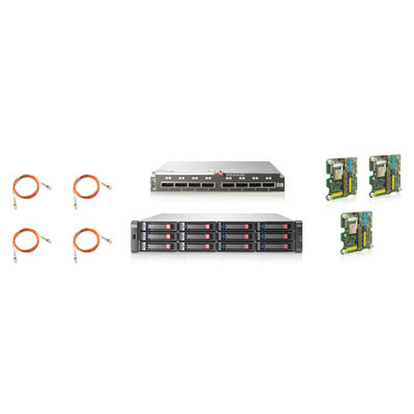 Hewlett Packard Enterprise StorageWorks MSA2012sa Dual Controller Modular Smart Array Disk-Array