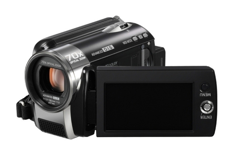 Panasonic SDR-H90 HDD/SD Camcorder, Black 0.8MP CCD Schwarz