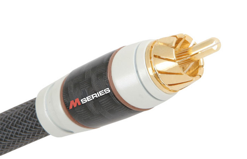 Monster Cable M850 High Performance Subwoofer Cable 6.1м Черный аудио кабель