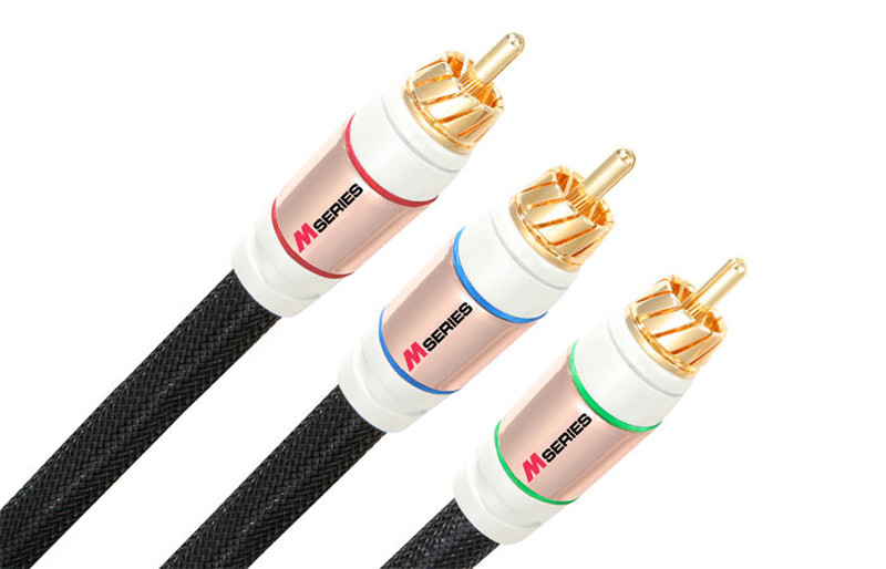 Monster Cable M1000 2.44m Black component (YPbPr) video cable